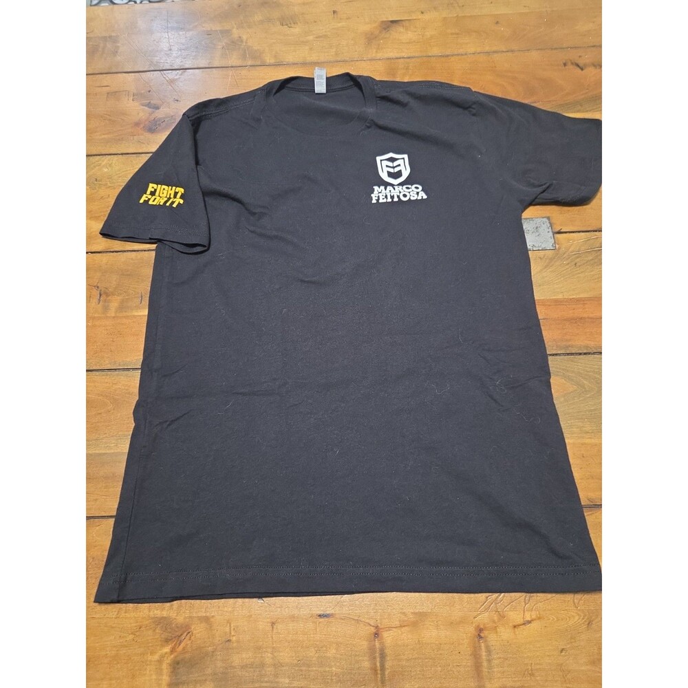 Muay Thai T Shirt Mens Black Chula Vista CA Marco Feitosa Gym Tee M
